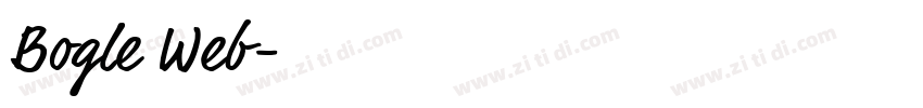 Bogle Web字体转换